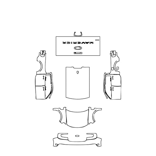 Pre-Cut PPF Ford Maverick LARIAT 2022 - PPF-Kits