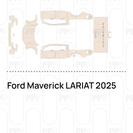 Ford Maverick LARIAT 2025 – Film de protection PPF prédécoupé