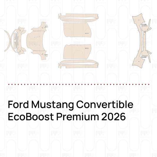 PPF prédécoupé Ford Mustang Convertible EcoBoost Premium 2026