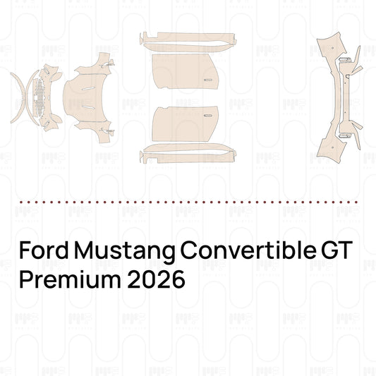 PPF prédécoupé Ford Mustang Convertible GT Premium 2026