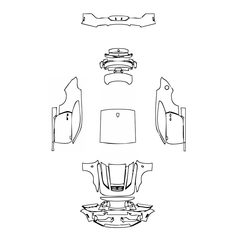 Pre-Cut PPF Ford Mustang Fastback Dark Horse Premium 2025 - PPF-Kits