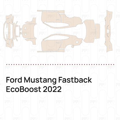 PPF prédécoupé Ford Mustang Fastback EcoBoost 2022