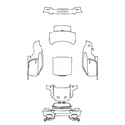Pre-Cut PPF Ford Mustang Fastback Mach 1 2021 - PPF-Kits