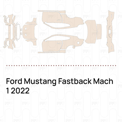PPF prédécoupé Ford Mustang Fastback Mach 1 2022