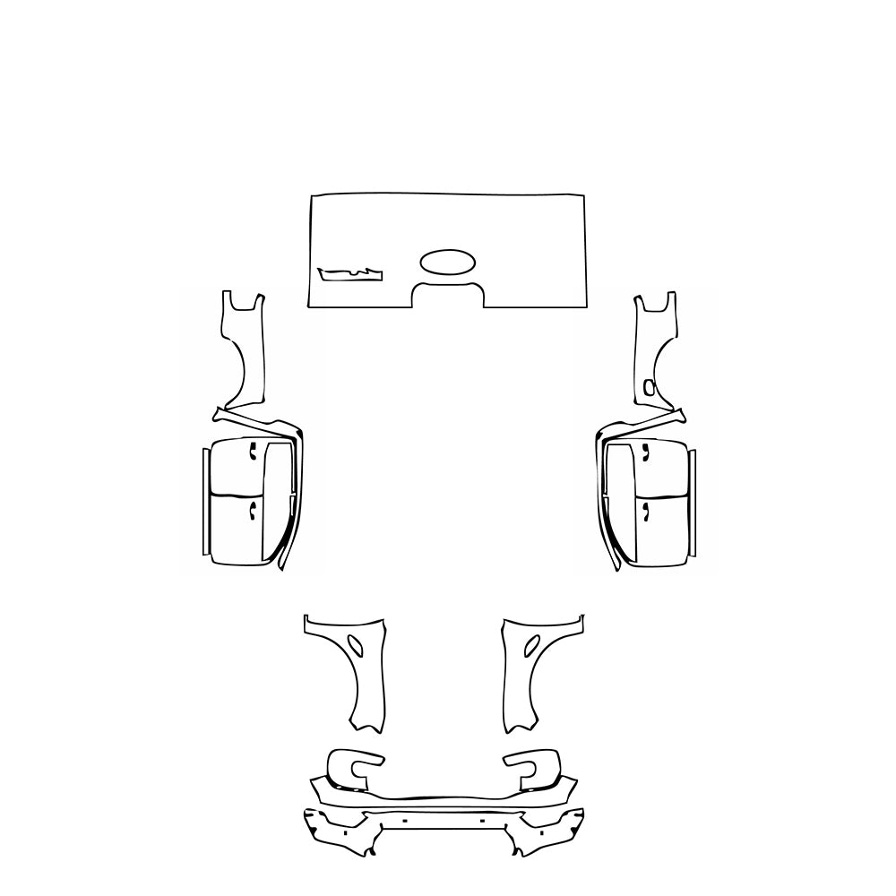 Pre-Cut PPF Ford Ranger (EU) Raptor 2024 - PPF-Kits