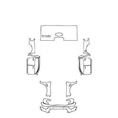 Pre-Cut PPF Ford Ranger (EU) Raptor 2024 - PPF-Kits