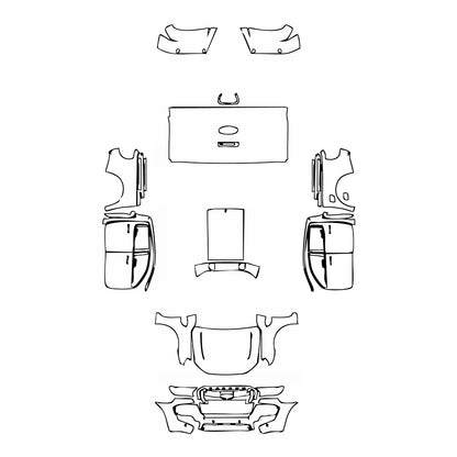 Pre-Cut PPF Ford Ranger (EU) Wildtrak 2018 - PPF-Kits
