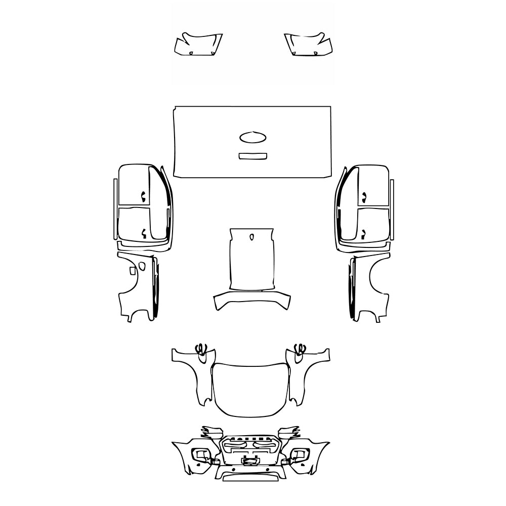 Pre-Cut PPF Ford Ranger (EU) Wildtrak 2022 - PPF-Kits