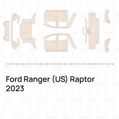 PPF prédécoupé Ford Ranger (US) Raptor 2023