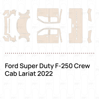 PPF prédécoupé Ford Super Duty F-250 Crew Cab Lariat 2022