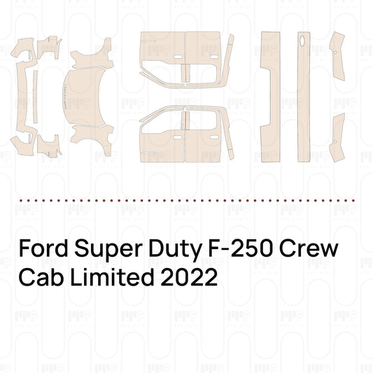 PPF prédécoupé Ford Super Duty F-250 Crew Cab Limited 2022