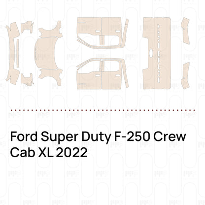 PPF prédécoupé Ford Super Duty F-250 Crew Cab XL 2022