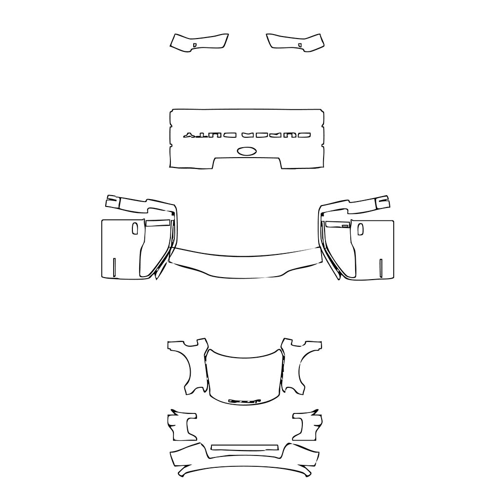 Pre-Cut PPF Ford Super Duty F-250 Regular Cab XL 2022 - PPF-Kits