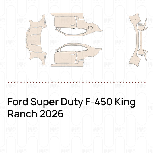 PPF prédécoupé Ford Super Duty F-450 King Ranch 2026