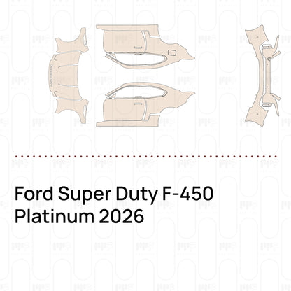 PPF prédécoupé Ford Super Duty F-450 Platinum 2026