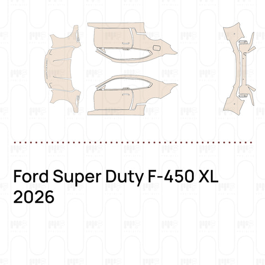 PPF prédécoupé Ford Super Duty F-450 XL 2026