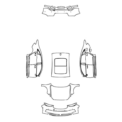 Pre-Cut PPF Ford Taurus Base 2019 - PPF-Kits