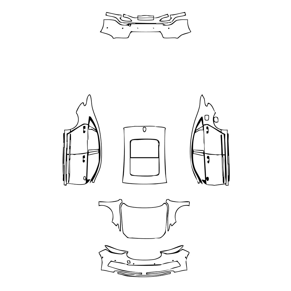 Pre-Cut PPF Ford Taurus Base 2021 - PPF-Kits