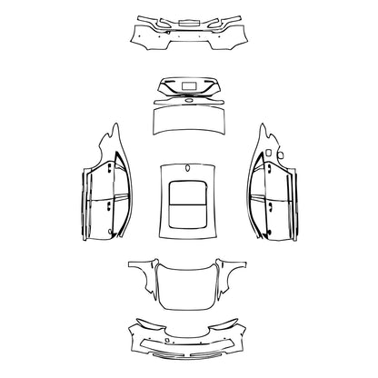 Pre-Cut PPF Ford Taurus Luxury 2019 - PPF-Kits