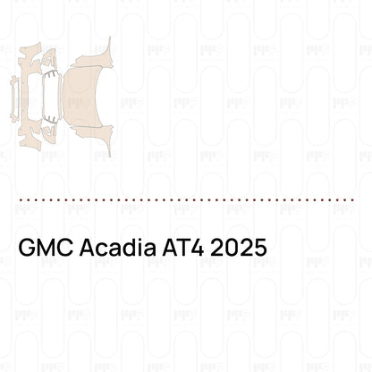 PPF prédécoupé GMC Acadia AT4 2025