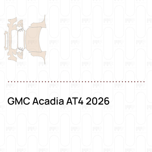 PPF prédécoupé GMC Acadia AT4 2026