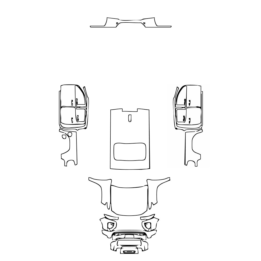 Pre-Cut PPF GMC Canyon AT4 2024 - PPF-Kits