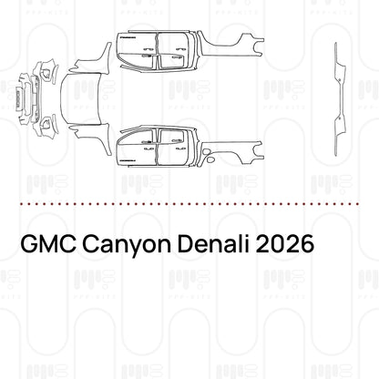 PPF prédécoupé GMC Canyon Denali 2026