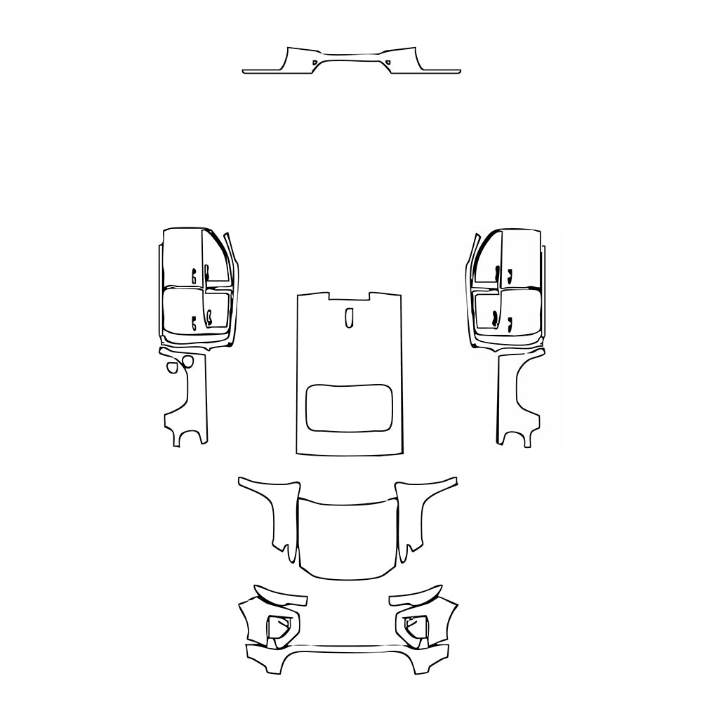 Pre-Cut PPF GMC Canyon Elevation 2024 - PPF-Kits