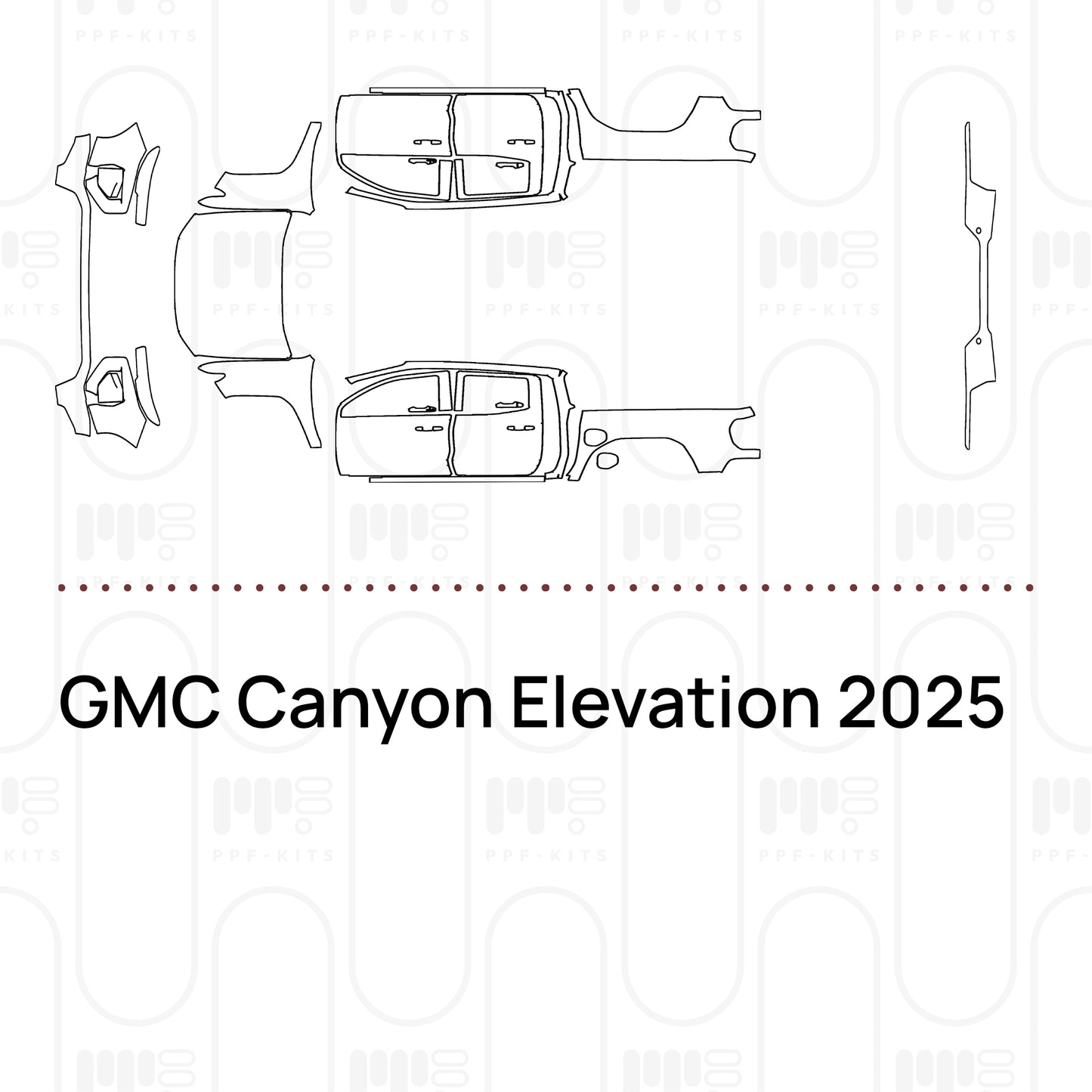 PPF prédécoupé GMC Canyon Elevation 2025
