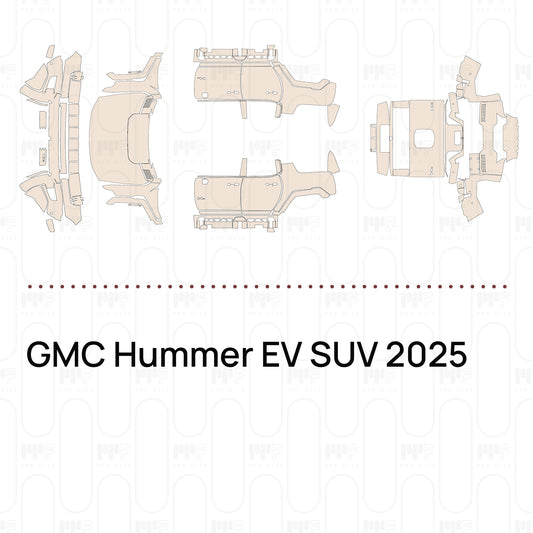 PPF prédécoupé GMC Hummer EV SUV 2025