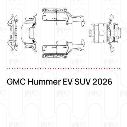 PPF prédécoupé GMC Hummer EV SUV 2026