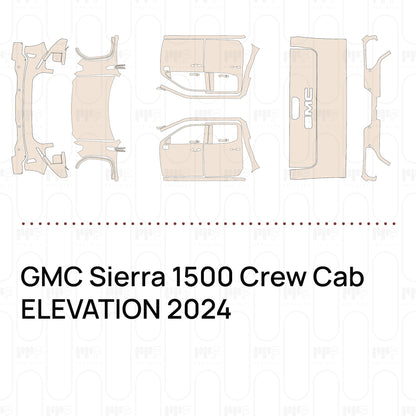 PPF prédécoupé GMC Sierra 1500 Crew Cab ELEVATION 2024