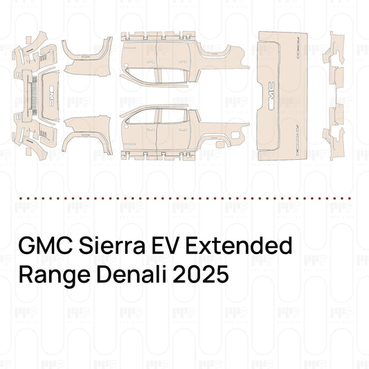 PPF prédécoupé GMC Sierra EV Extended Range Denali 2025