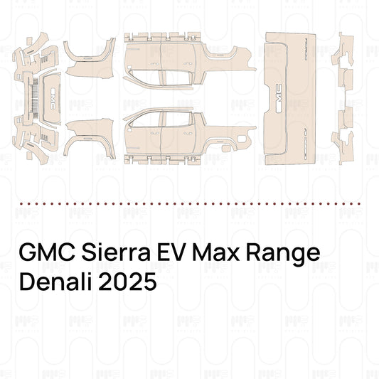 PPF prédécoupé GMC Sierra EV Max Range Denali 2025