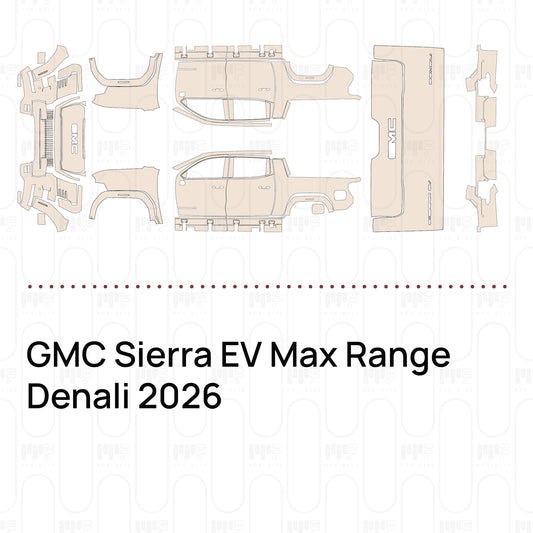 PPF prédécoupé GMC Sierra EV Max Range Denali 2026