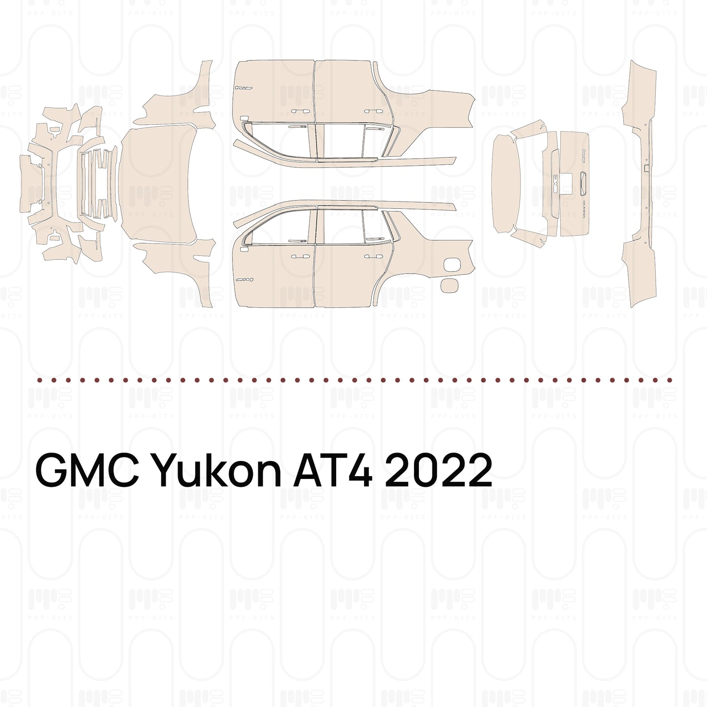 PPF prédécoupé GMC Yukon AT4 2022