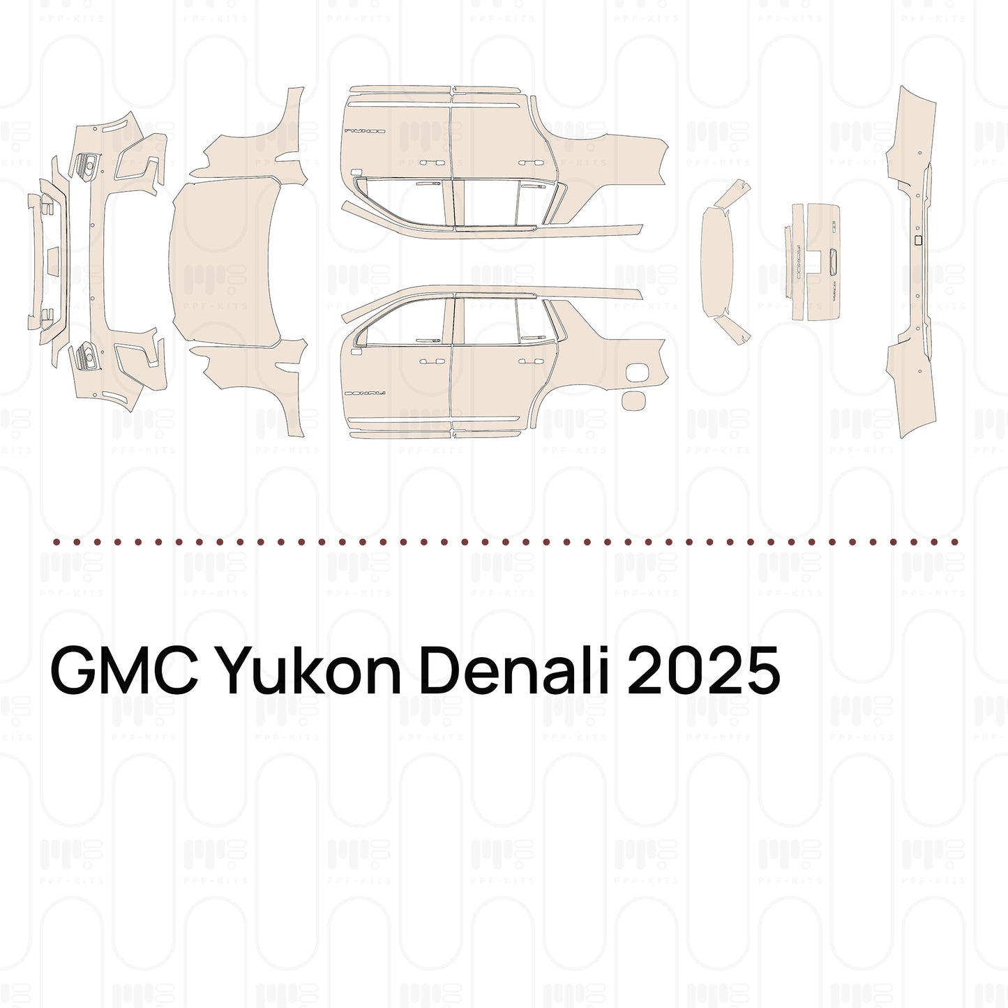 PPF prédécoupé GMC Yukon Denali 2025