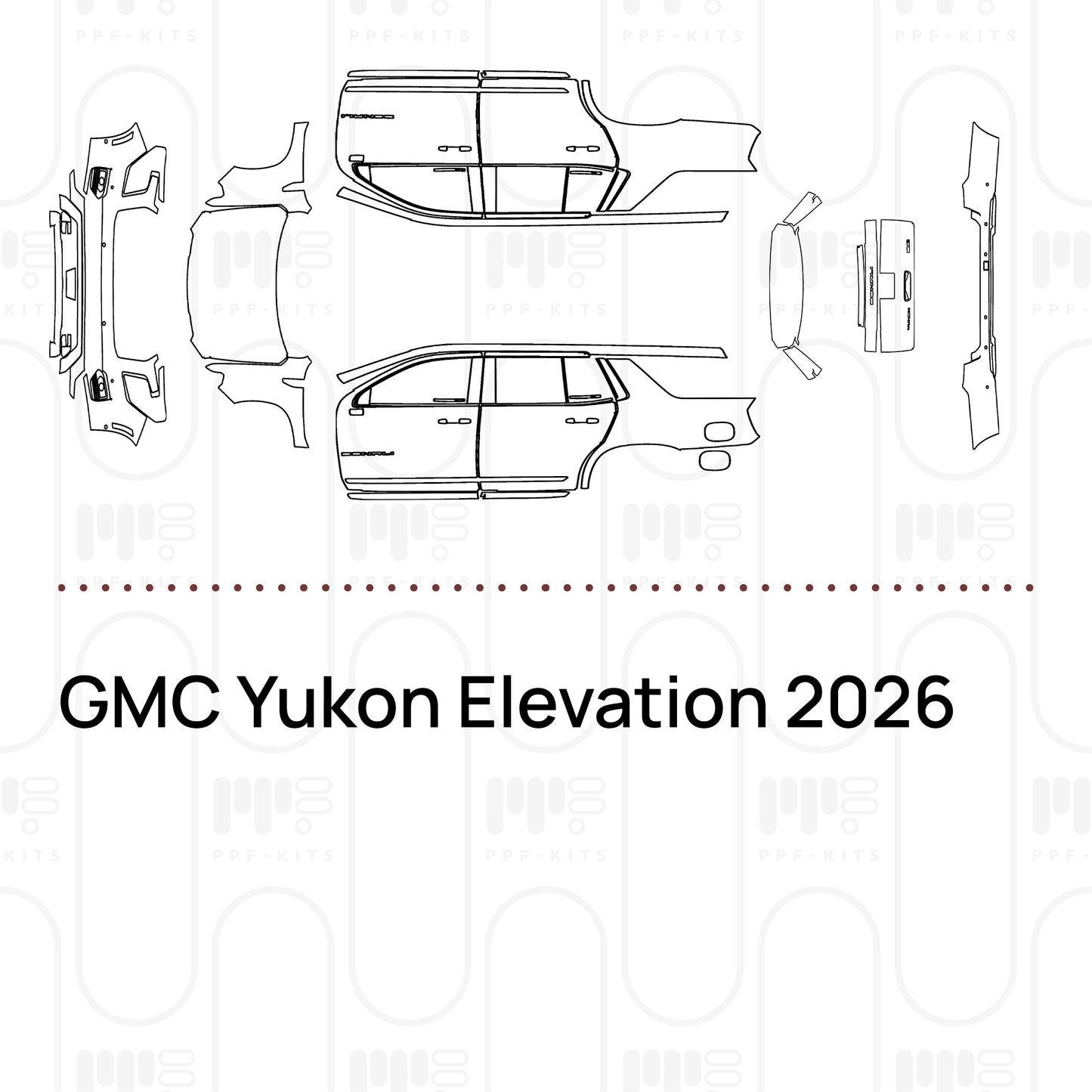 PPF prédécoupé GMC Yukon Elevation 2026