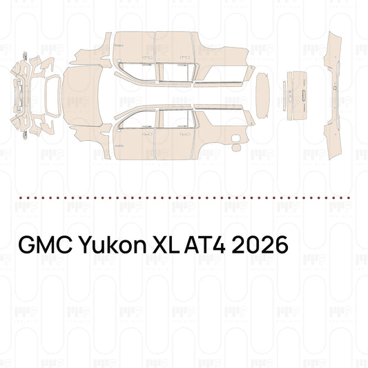 PPF prédécoupé GMC Yukon XL AT4 2026