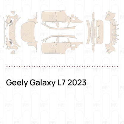 PPF prédécoupé Geely Galaxy L7 2023