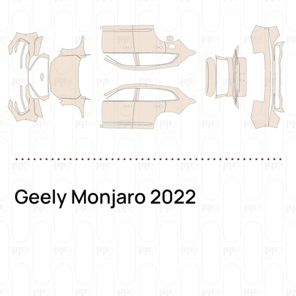 PPF prédécoupé Geely Monjaro 2022