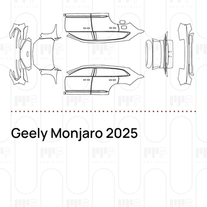 PPF prédécoupé Geely Monjaro 2025