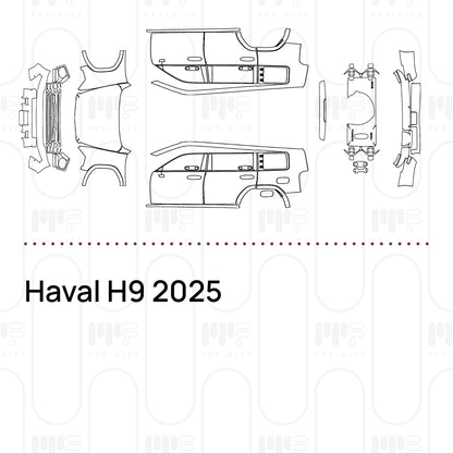 PPF prédécoupé Haval H9 2025