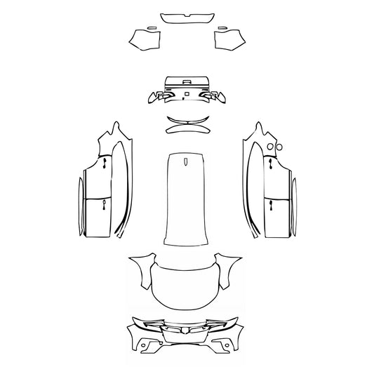 PPF prédécoupé Honda BR-V (TH) 2025