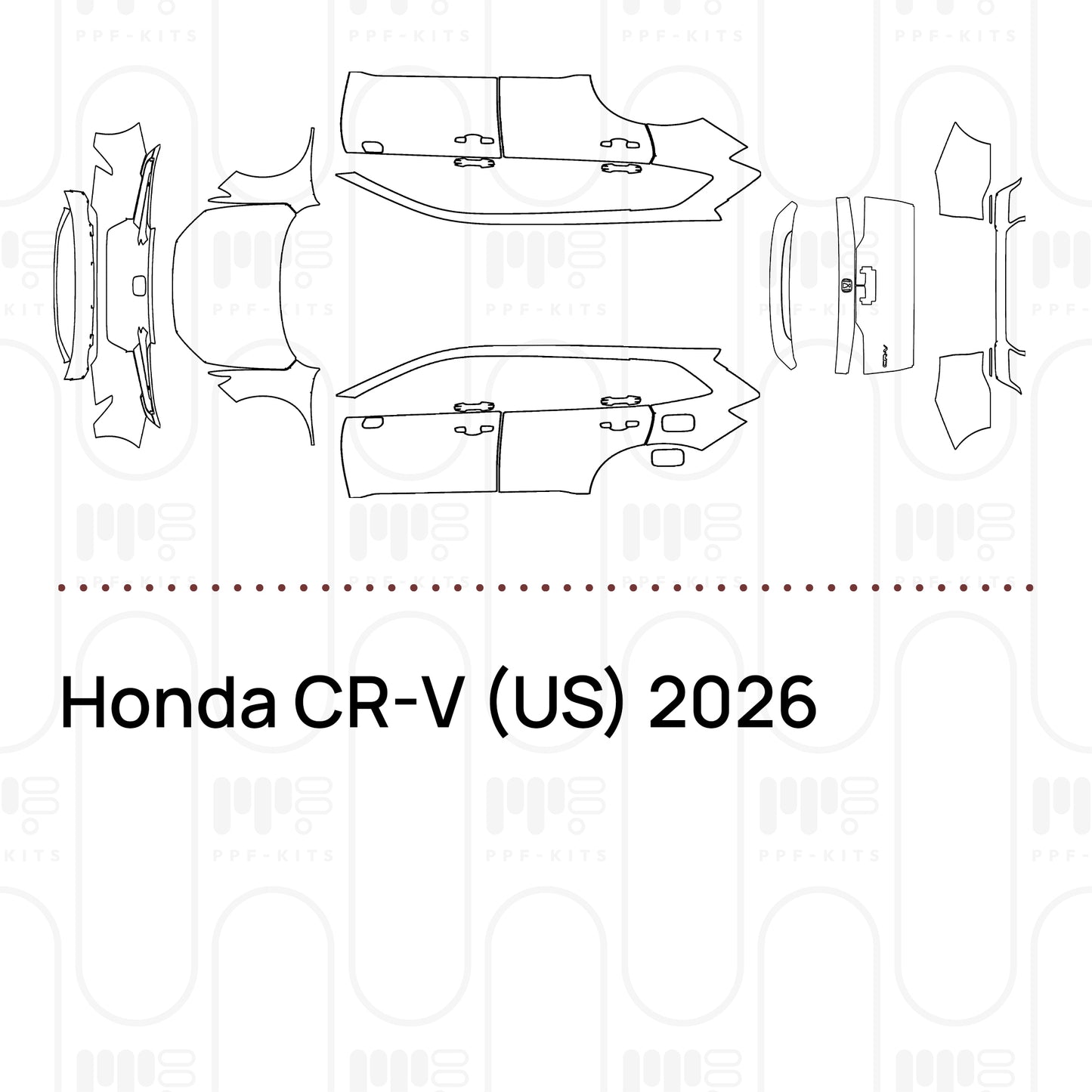 PPF prédécoupé Honda CR-V (US) 2026