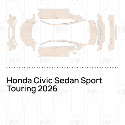 PPF prédécoupé Honda Civic Sedan Sport Touring 2026