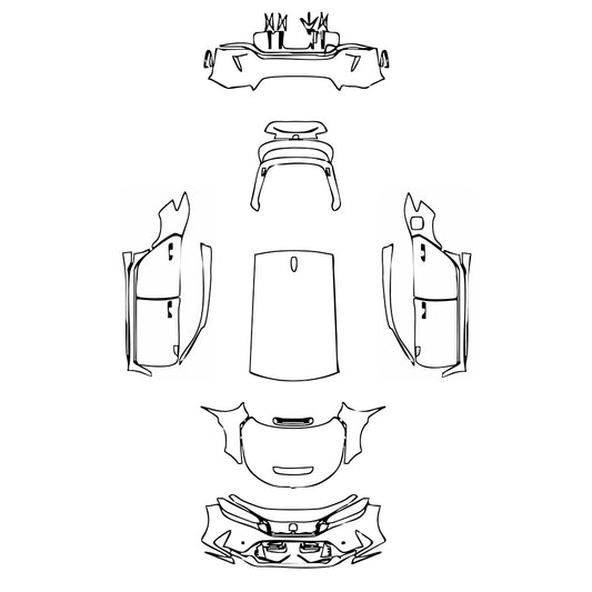 Pre-Cut PPF Honda Civic Type R 2025 - PPF-Kits