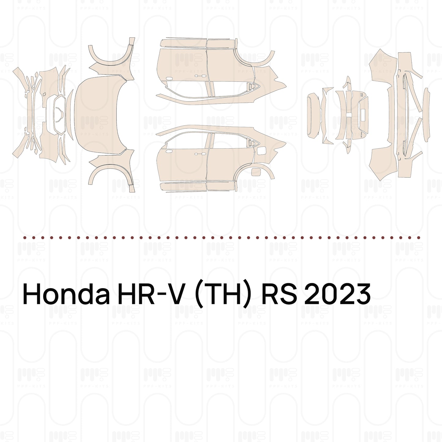 PPF prédécoupé Honda HR-V (TH) RS 2023
