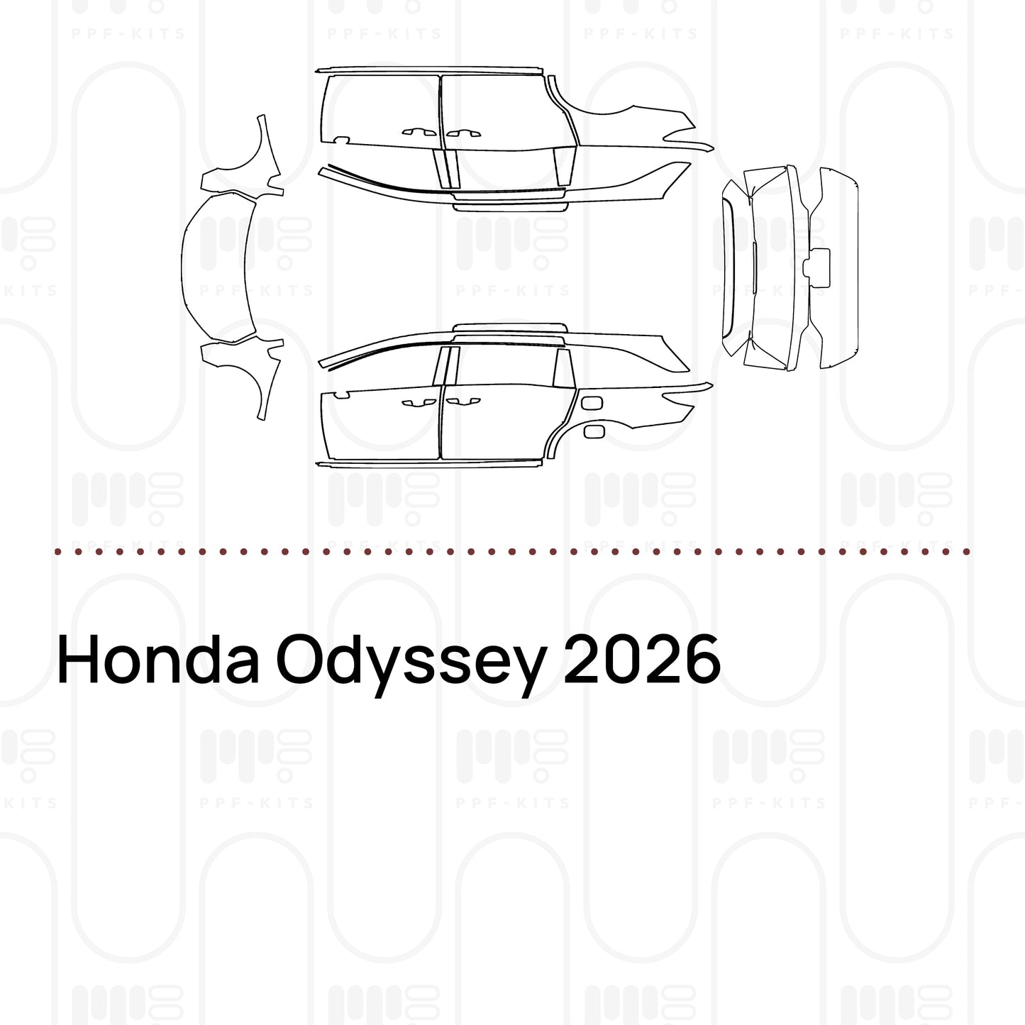 PPF prédécoupé Honda Odyssey 2026