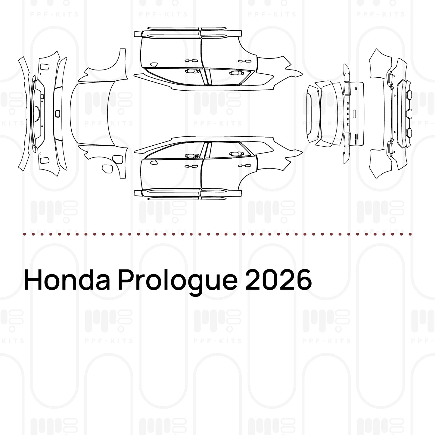 PPF prédécoupé Honda Prologue 2026